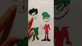 Simba 💚 little Singham funny face Exchange 🤣🤣#kicko #motupatlu #littlesingham #spiderman