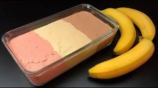 Неаполитанское мороженое БЕЗ сахара за 1 минуту! Без сливок! Без вреда для фигуры