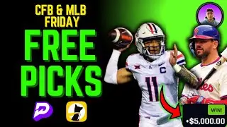 (ON FIRE 🔥) PRIZEPICKS WEEK 3 NCAA CFB & MLB FRIDAY 9/12/25 - BEST PICKS & BETS TODAY SEPTEMBER 12th