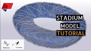 Stadium Model Tutorial Made Stadium With help of #Rhino #Grasshopper #Tekla