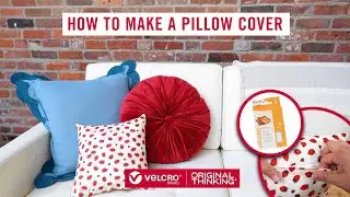 How to Make a Pillow Cover: Quick 1-Minute DIY | VELCRO&reg; Brand UK