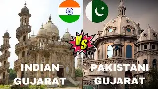Indian Gujarat vs Pakistani Gujarat | India Vs Pakistan | India Economy | Indian Cities drone views