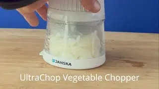 Demo of the excellent chopping power of the Janska UltraChop vegetable chopper *PRODUCT REVIEW*