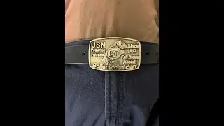 Making Cast Brass US Navy Boiler Technician Belt Buckles