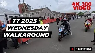 TT 2025 Wednesday 28 May - Creg Ny Baa, Douglas, Riders - 360 4K 60FPS