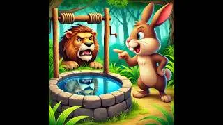 Clever Rabbit Outsmarts the Hungry Lion!#MoralStory #CleverRabbit #LionVsRabbit #JungleStory