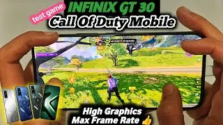 INFINIX GT 30 Test Game COD Mobile High Graphics Max Frame Rate Temperature? Lag? | Full Handcam