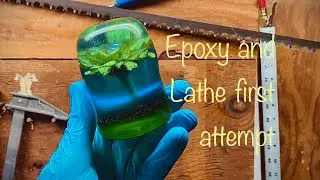 First epoxy casting and lathe turning project!