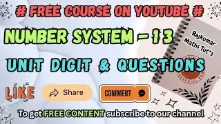 తెలుగులో వివరణ | NUMBER SYSTEM COMPLETE CONCEPT BY RAJ SIR |