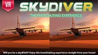SkydiVer VR 3D SBS Video Gameplay A 3d sky diving in VR 3D experience