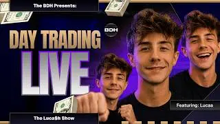 DayTrading LIVE! LUCA$H Lunch Time Show!
