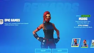 NEW MANIC Skin Edit Styles in Fortnite