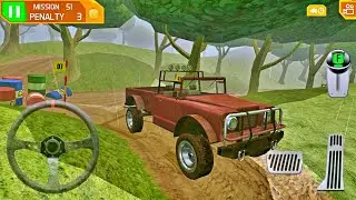 Classic Pickup Driving in 4x4 Dirt Offroad Parking - Best Android Gameplay