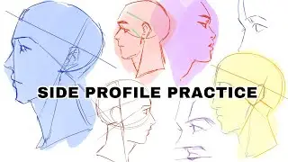 Real-Time Side Profile Drawing Practice