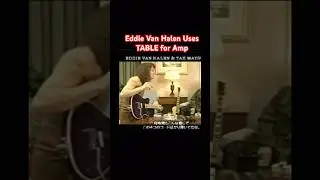 Eddie Van Halen Uses TABLE for Amp??? #j4kerguitar #guitaristlife #guitar