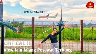 Cafe Unik Dengan Spot Pemandangan Pesawat Terbang  Critical 11 || Wisata Bandung