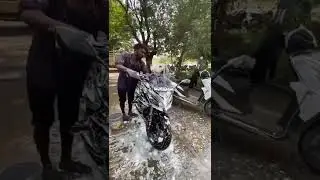 Dracky bathing time #shorts #enowaytionplus #bikers #ninja