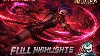 Hanabi Crimson Viper Highlights | MLBB Full Gameplay
