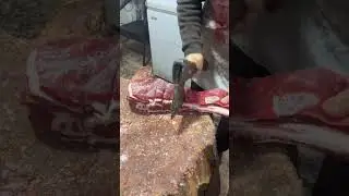Satisfying Meat Cutting ✨ | Perfect Knife Skills #bbq #shorts #bbqmeat #bbqfoodbeefusa