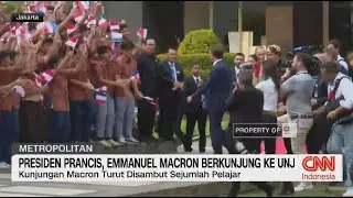 Presiden Prancis, Emmanuel Macron Berkunjung ke UNJ