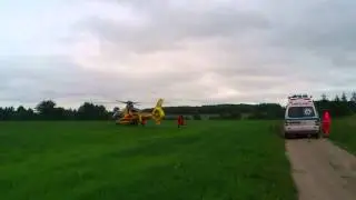 Lądowanie po pacjenta Racewo
