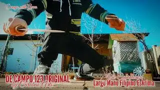 FMA: Performing De Campo Ensayo with Guna Bolo. Largo Mano Filipino Eskrima @carabaoarts 828