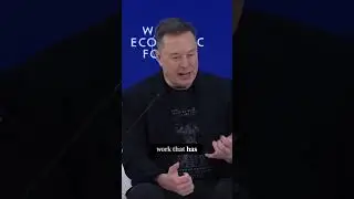Elon Musk's Prediction On The Future Of Robots & AI | Davos