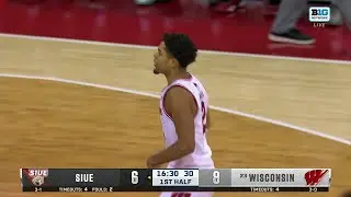 Nolan Winter Slips Free for the SLAM vs. SIUE | Wisconsin Basketball