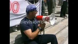 Manifestaci&oacute;n de percebelleiros en ferrol a&ntilde;o 2000 #percebe #ferrolterra #mar