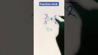 fraction trick #fraction #fractionshorttricks #fractiontricks #fractions #shorts #trendingshorts