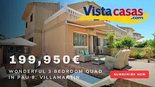 Beautiful 3-Bed Quad House for Sale in Villamartin, Pau 8 – 199,950€ | Close to Golf & Plaza!