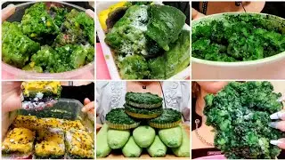 RU || STICKY MATCHA ICE EATING ONLY BITES || Ice Shop 🍏