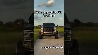 F250 Super Duty 6.7 Powerstroke Deep Dish Wheels & Cowl Hood