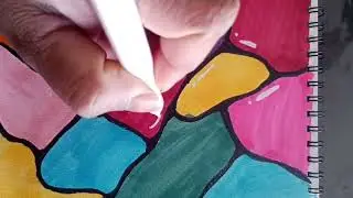 How to color doodle bubble mix  art? guess your colors for doodle bubble? #coloring #doodleart