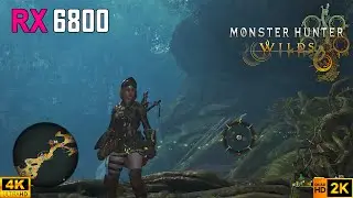 Monster Hunter Wilds | RX 6800 16GB | Last Update -  Benchmark | 4K / 1440p / 1080p | FSR ON