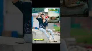 how to change photo background in mobile || PicsArt background change photo editing,, #shorts