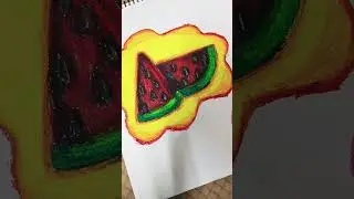 poisoned watermelon 🍉 by colour theory#art #fypシ