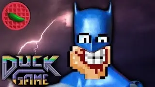 DUCK BATTLE: GOBBLEFACE VS. BEARFACE!  -- Let's Play Duck Game (Local Versus) (Steam Workshop Mods)