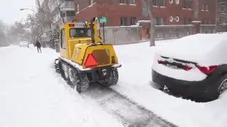 First snowstorm of the season in Montreal