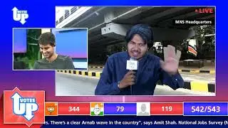 Chavish - Reporting from the MNS Headquarters - VotesUp Election Results Special