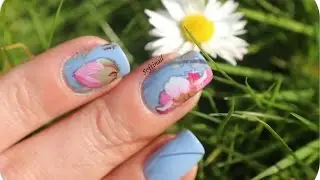 Tuto Nail art .-*Utilisation des Foil fleurs Facile*-.