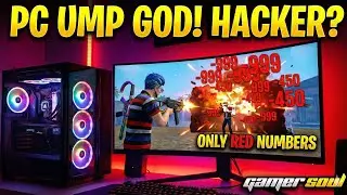PC + UMP = GOD LEVEL! 💻🔥 100% Headshot Rate 🎯