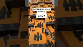 Don&rsquo;t miss out🤫 PenTips 2 black hard version is back in stock🙌🏼 #pentips #digitalart #drawing
