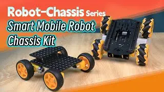 Robot-Chassis Series Smart Mobile Robot Chassis Kit, Options for wheels and chassis
