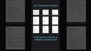 Get prepared for your safety audit and manage your compliance. #owneroperator #truckingbusiness