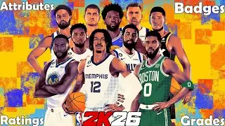 Every NBA Player Ratings, Attributes & Badges in NBA 2K26