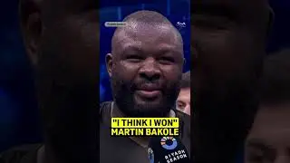 Martin Bakole's post fight interview!