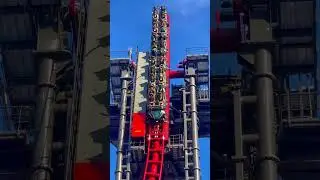 &rdquo;&iexcl;La ca&iacute;da M&Aacute;S EMPINADA del mundo! 🎢 #monta&ntilde;arusa TMNT Shellraiser&rdquo; Nickelodeon Universe