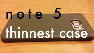 Thinnest Galaxy Note 5 Case CENTRA RINGKE ULTRA SLIM