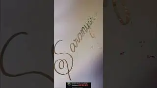 saranya #song #movie #tamil #bgm #art #writeyourname #lovemusic #calligraphy #signature